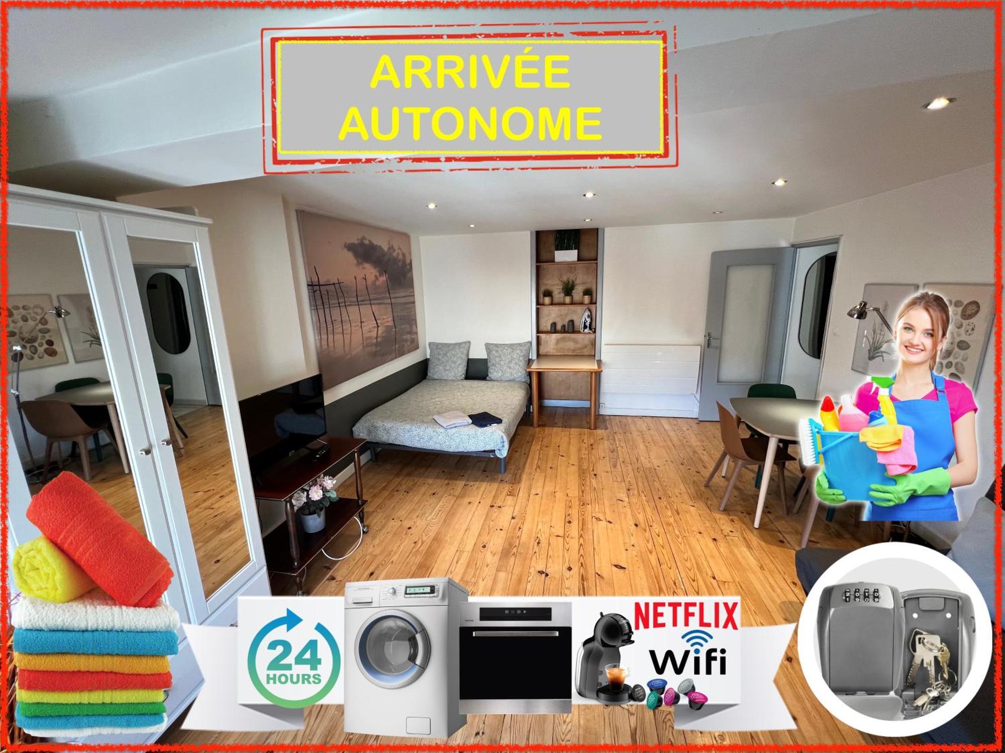 Apartamento 018 Chic & Cosy F1 41M2 Hypercentre Wifi Smart Tv Netflix Saint-Etienne  Exterior foto
